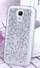 Cover for Samsung Galaxy S4 glitter Silver (OEM)
